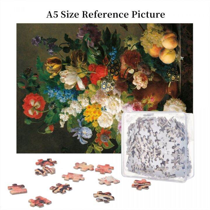 van-dael-bowl-of-flowers-wooden-jigsaw-puzzle-500-pieces-educational-toy-painting-art-decor-decompression-toys-500pcs