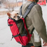 Dog Backpack Carrier For Small Big Dogs Puppy Breathable Outdoor Camping Travel Hiking Bags Chihuahua Dachshund Supplies