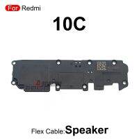 สำหรับ Redmi 10 10A 10C ลำโพงหูหูฟังตัวบน + วงแหวนสำหรับลำโพงด้านล่างชิ้นงอสำหรับเปลี่ยนอะไหล่ซ่อม