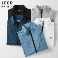 JEEP แจ็คเก็ตเสื้อกันลมจี๊ปผู้ชายฤดูร้อนบางเฉียบครีมกันแดดเสื้อผ้าผู้ชายแห้งเร็วผิวเสื้อผ้าขนาดใหญ่แจ็คเก็ตเยาวชน