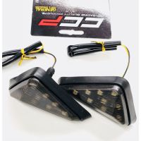 ( PRO+++ ) โปรแน่น.. ไฟเลี้ยวแต่ง LED ทรงสามเหลี่ยม แปะข้าง FOR #MSX / DEMON / R3 / CBR150 / CBR250 / CBR300 / CBR500 / CBR650 และทั่วไป กันน ราคาสุดคุ้ม ชิ้น ส่วน ไฟ เลี้ ย ว ไฟ เลี้ยว แต่ง ไฟ เลี้ยว msx ไฟ เลี้ยว บัง ลม