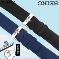 watch strap silicone substitute SEIKO No.5 pilot ghost male and female pin buckle soft waterproof chain