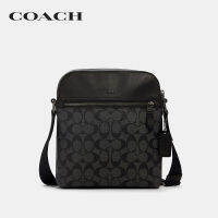 COACH กระเป๋าสะพายข้างผู้ชายรุ่น Houston Flight Bag In Signature Canvas สีหลากสี 4010  QBMI5