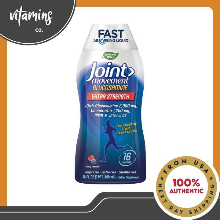 Nature's Way Joint Movement Glucosamine Fast Absorbing Liquid, Berry