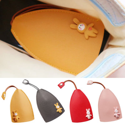 【CW】PU Leather Keychain Pouch Universal Cars Key Cover Cartoon Pull Type Large Capacity Christmas Gifts for Travel Camping Hiking