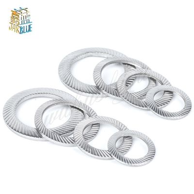 5/10/50Pcs DIN9250 M2.5 M3 M4 M5 M6 M8 M10 M12 M14 -M25 304 Stainless Steel Locking Washer Printing Oblique Washers Lock Washers