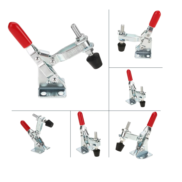 ท็อกเกิ้ลแคลมป์ แคล้มป์นก TOGGLE CLAMP, แบบกดล็อคชิ้นงานแนวตั้ง ตัวล๊อค