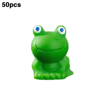 1pcs Novelty Funny Frog Toy Simulation Soft Stretchable Rubber Frog Model  Spoof Vent Toys For Children