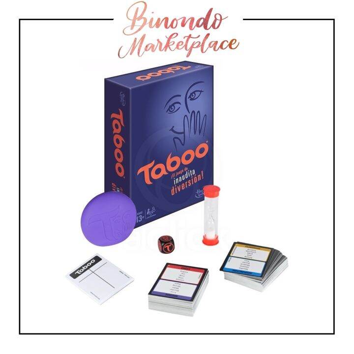 Taboo Board Game PURPLE, Guessing Game for Families and Kids Ages 13 ...