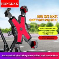 【CW】 Bike Phone Holder motorcycle 360° View Universal Bicycle Phone Holder for inch Mobile Phone Stand Shockproof Bracket GPS Clip