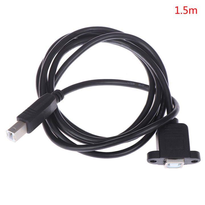 💖big Dealse Usb 20 Type B Male To Type B Female Printer Extension Cable With Panel Mount Lazada 6645