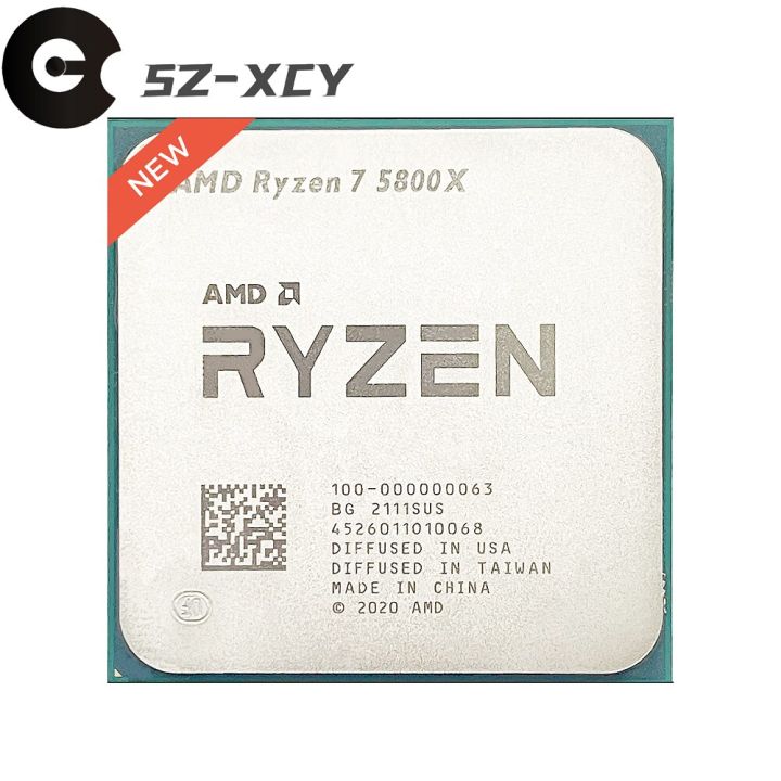 Amd Ryzen 7 5800x R7 5800x 3.8 Ghz Eight-core Sixteen-thread 105w