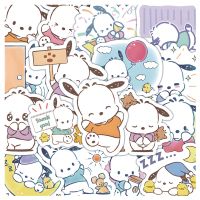 10/30/60/120pcs Pochacco Sanrio Cartoon Stickers Cute Waterproof Sticker Diary Scrapbooking Fridge Guitar Phone Decal Toys Gift Stickers Labels