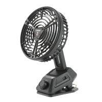 【YF】 Clip on Fan  Operated Portable Rechargeable Table Mini Private with Clamp 3 Speed Ultra-Quiet Bedroom