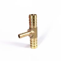 Hose Barb 4mm 5mm 6mm 8mm 10mm 12mm 14mm 16mm Tee Type Reducing Brass Barbed Pipe Fitting Reducer Coupler Connector Adapter