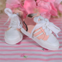 DBS 13 BJD Pink white embroidered shoes Suitable for 60cm doll girl gift toy