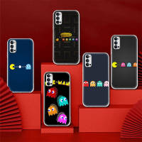 โปร่งใส เคสโทรศัพท์ หรับ Samsung M23 M30S A40S A54 M21 M30 A14 A04S M53 A9 M52 A04 A23 A34 M33 Plus TPU Shock Absorbing ปก LZ-105 Pac Man