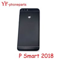 วัสดุโลหะคุณภาพ AAA สำหรับ Huawei P สมาร์ท2018ฝาหลังมีเลนส์กล้องแบตเตอรี่ด้านหลัง + ปุ่มด้านข้างอะไหล่ซ่อมเคส