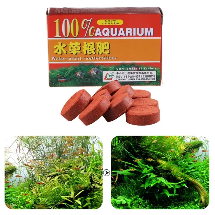 36 Tablets/Box Fish Tank Aquatic Root Fertilizer For Water Plant Growth