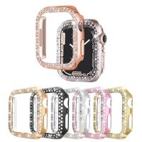 Bling Cover Diamond Bumper Cases for Apple Watch 38mm 40mm 41mm 42mm 44mm 45mm Protective Frame iWatch Series7 6 5 4 3 2 1SE