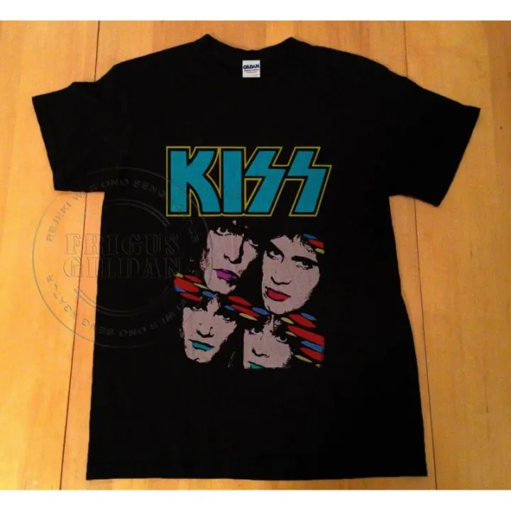 Vtg 80s Kiss 1985 86 Asylum World Tour Concert T Shirt Reprint Acdc Pantera Gnr Lazada Ph