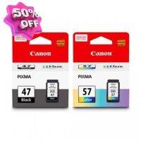 CANON INK CARTRIDGE PG47+CL57 ตลับหมีก ยี่ห้อ แคนนอน PG47BK+CL57 ชุดคู่ดำสี #หมึกเครื่องปริ้น hp #หมึกปริ้น   #หมึกสี   #หมึกปริ้นเตอร์  #ตลับหมึก