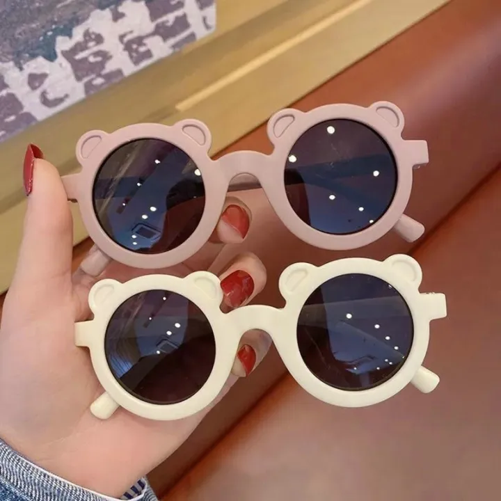 dy-new-boys-girls-cute-morandi-colors-cartoon-bear-rainbow-round-sunglasses-children-baby-sunglasses-uv-protection-classic-eyewear