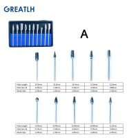 10ชิ้นกล่องทังสเตนเหล็กทันตกรรมฟันเจาะทันตกรรมคาร์ไบด์ Burs ทันตกรรม Lab วัสดุ2.35มิลลิเมตรเส้นผ่าศูนย์กลาง