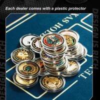 เครื่องอัดการ์ดโลหะหลายรูปแบบแบบกด Piecetexas Holdem อุปกรณ์เสริมสำหรับโป๊กเกอร์ตัวแทนจำหน่ายโคดเอกซ์เชียสชิปพิเศษ