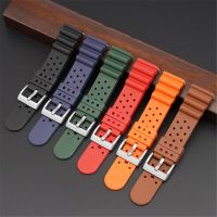 18/20/22mm 24mm Fluorine Rubber Sport Diving Quick Release Watch Band Bracelet for Samsung S3 Huawei GT 2e for Seiko Omega Strapby Hs2023