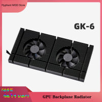 GPU Backplane Radiator For Nvidia RTX 3080 3090 Series Graphics Card,Aluminium Panel +2X PWM Fans,VGA Memory VRAM Cooler