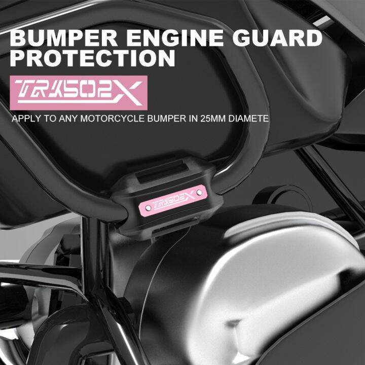 25MM Motorcycle Engine Crash bar Protection Bumper Decorative Guard ...