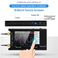 [2020อัพเกรด] เสาอากาศเครือข่ายเครื่องวิเคราะห์ NanoVNA 10KHz-1.5GHz 4.0นิ้วจอแสดงผล LCD หน้าจอสัมผัสคลื่น MF HF VHF UHF UHF เครื่องวิเคราะห์คลื่นยืน DIY