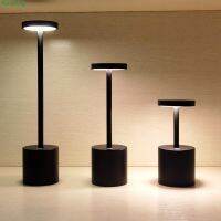 【YD】 Alloy Dimmable Cordless Table Lamp With 5200ma Rechargeable Battery Restaurant Hotel Ktv Bar