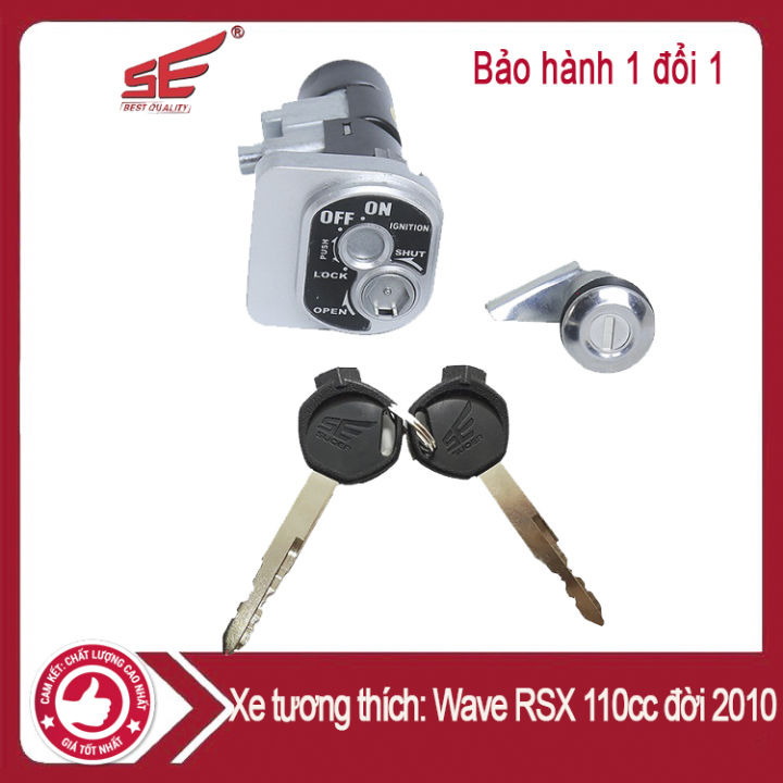 Ổ KHÓA CHỮ H XE WAVE RS NHẬT  BỘ 