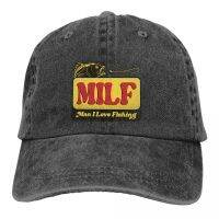 [Hat vendor]หมวกพ่อหมวก MILF Man I Love การตกปลาผู้หญิง39; S หมวกเบสบอลกระบังแสงหมวกแก๊ปโผล่ศิลปะ