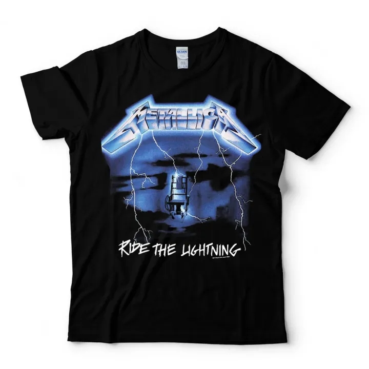 →△※＄Metallica Ride Tshirt The Lightning Album - Rock Tee Music Band Shirt |  Lazada PH