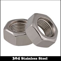 M8 M8x1 M8x1 M10 M10x1 M10x1 M12 M12x1 M12x1 DIN934 304 Stainless Steel 304ss Thin Fine Pitch Thread Hexagon Hex Nut