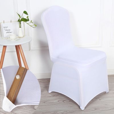 【CW】 Wedding Covers Stretch Slipcover for Restaurant Banquet Hotel Dining Cover