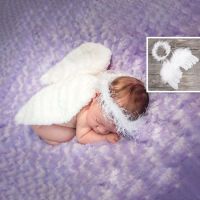 【JH】 Baby with Headband Photo Shooting Accessories Newborn Photography Props Outfits Set Fotografia Costume