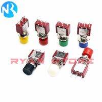 10PCS DS-612 MTS-102M PS102 6MM Switch With Cap 3 Foot Reset Button Open 1 Normally Closed PS-102 DS612 Red 3Pin