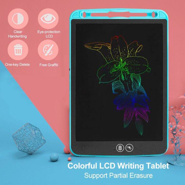 12 Inch LCD Drawing Tablet Portable Digital Writing Pad LCD Colorful