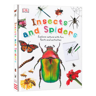 DK natural Explorer Series insects and spiders English original childrens English extracurricular reading Encyclopedia of animals popular science picture books picture books English original books