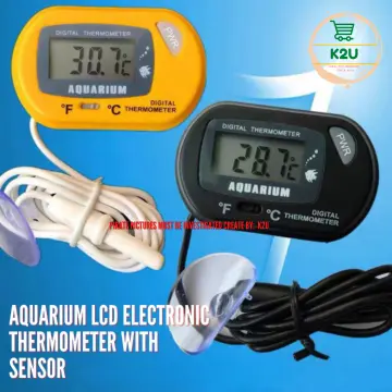 HT-5 Digital Electronic Water Thermometer with Probe For Aquarium Fish Tank  New
