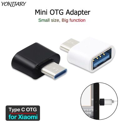 USB Type-C OTG Adapter for Xiaomi Redmi Note 11S 10S 9S 11 10 9 8 7 Pro USB-C OTG Converter for Xiaomi Mi 10 11 12 10T 11T Pro