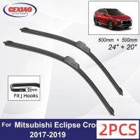 ที่ปัดน้ำฝนรถยนต์สำหรับ Mitsubishi Eclipse Cross 2017-2019ใบปัดน้ำฝนด้านหน้ายางนุ่มที่ปัดน้ำฝนกระจกรถยนต์600มม. 500มม.