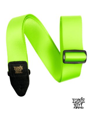 ERNIE BALL  P05320 Neon Green Premium Strap สายสะพายกีตาร์ 3in1 แบบสีสะท้อนแสง สำหรับกีตาร์โปร่ง/กีตาร์ไฟฟ้า/กีตาร์เบส รุ่น Premium Strap ** Made in Canada **