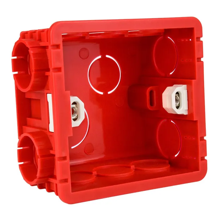 Gang Eu Standard 86 Wall Mounting Box Pvc High Quality Wiring Inner 