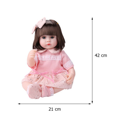 42cm Reborn Baby Lifelike Newborn Simulation Animals Baby Enamel Dolls Kids Educational Toys Reborn Doll for Children Gifts