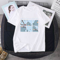 เสื้อยืดแขนสั้นพร้อมส่ง 10สี ลายการ์ตูน ขายดีตามเทรนต์ ลายน่ารัก สีสันสดใส่น่ารัก ใส่ได้ทั้งหญิงและชาย (S-3XL) ***ปลีก-ส่ง*** BK-506